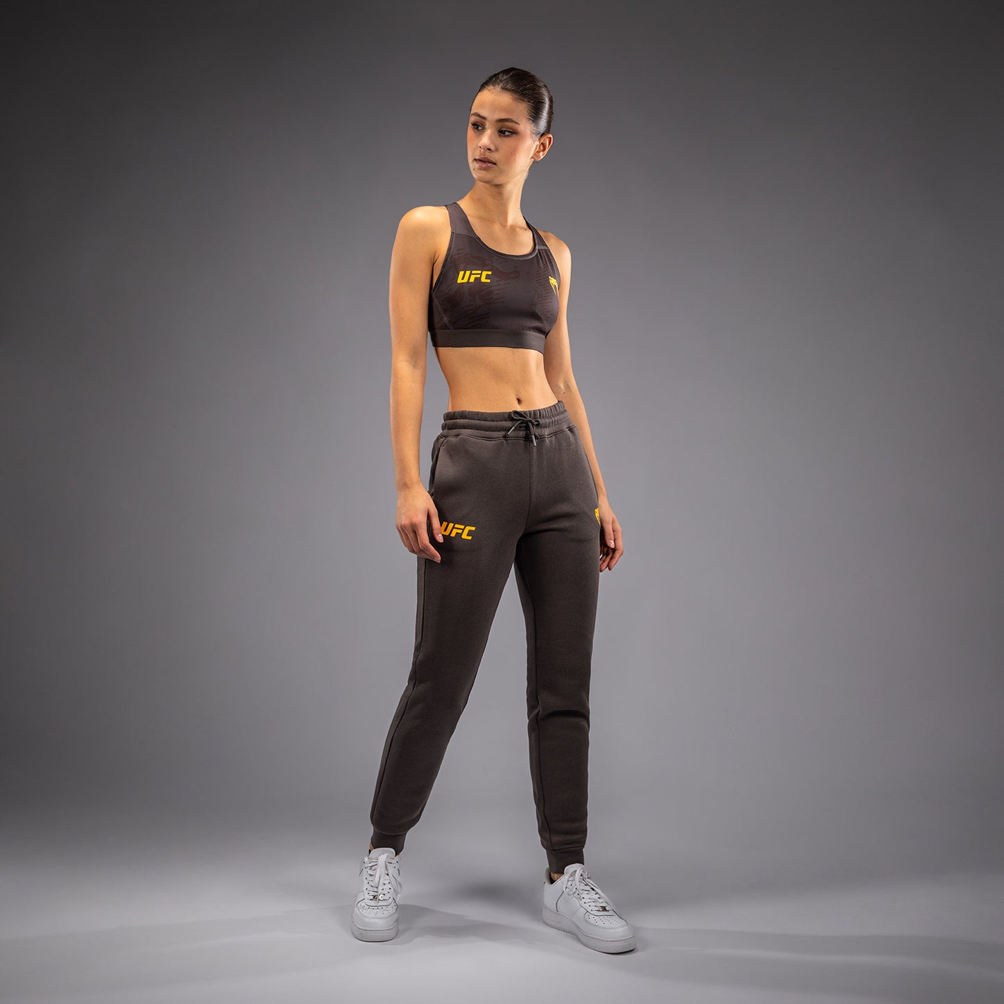 UFC Fusion by Venum Fight Week Women’s Cotton Pant - Solid Earthen Brown