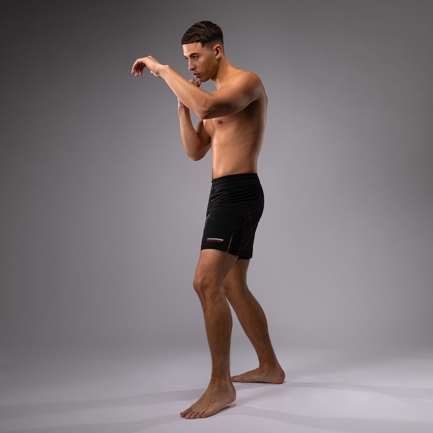 Venum Tactical XT Fightshorts - Black/Fire Red