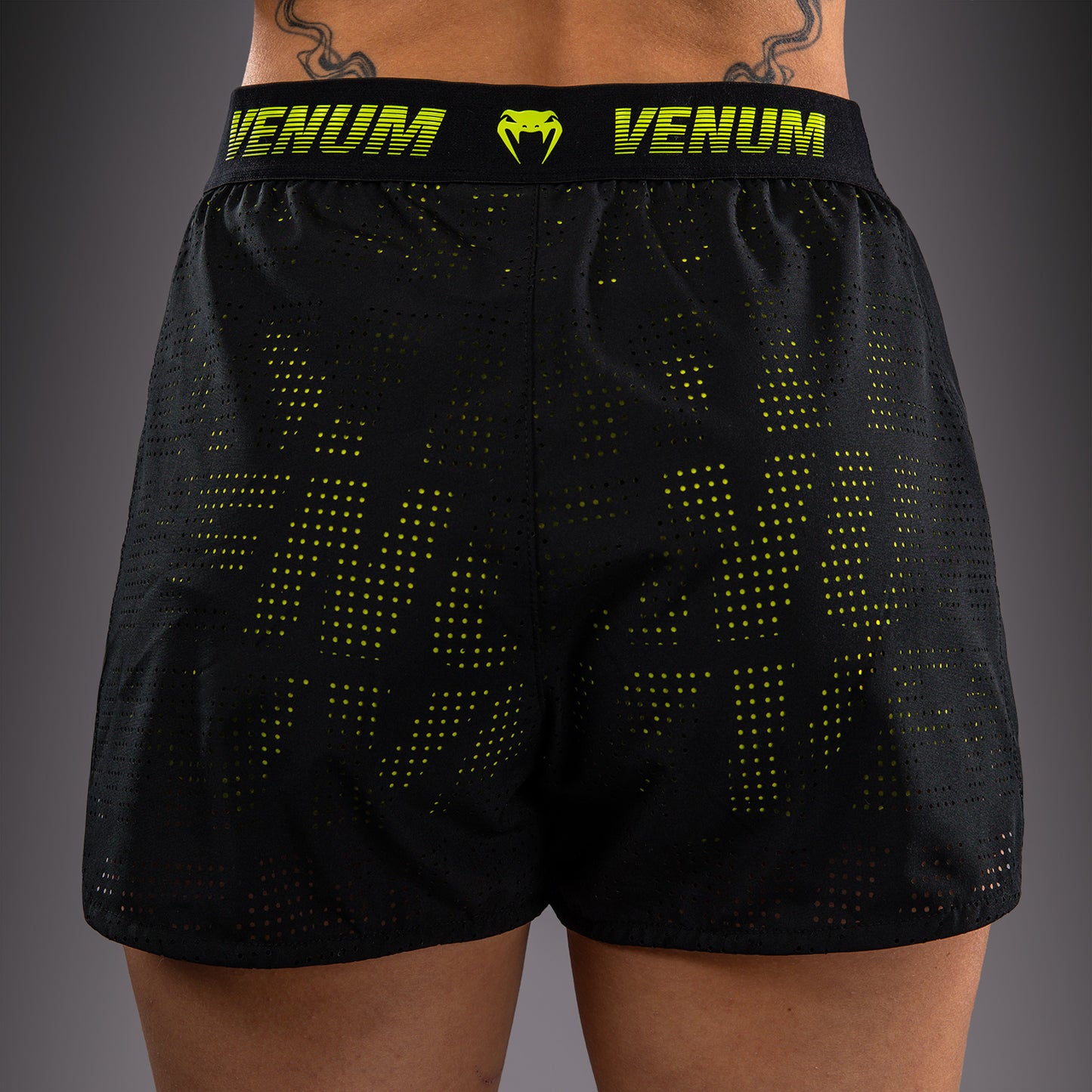 Venum Lazer Women's Training Shorts - Black/Yellow