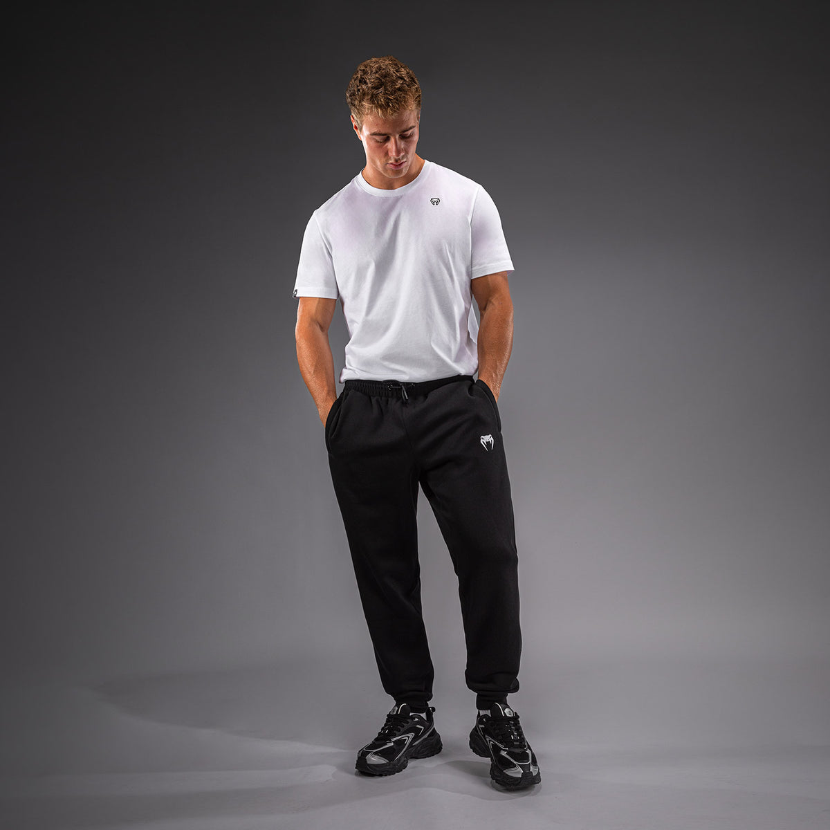 Venum Attack Fleece & Weave Joggers - Black