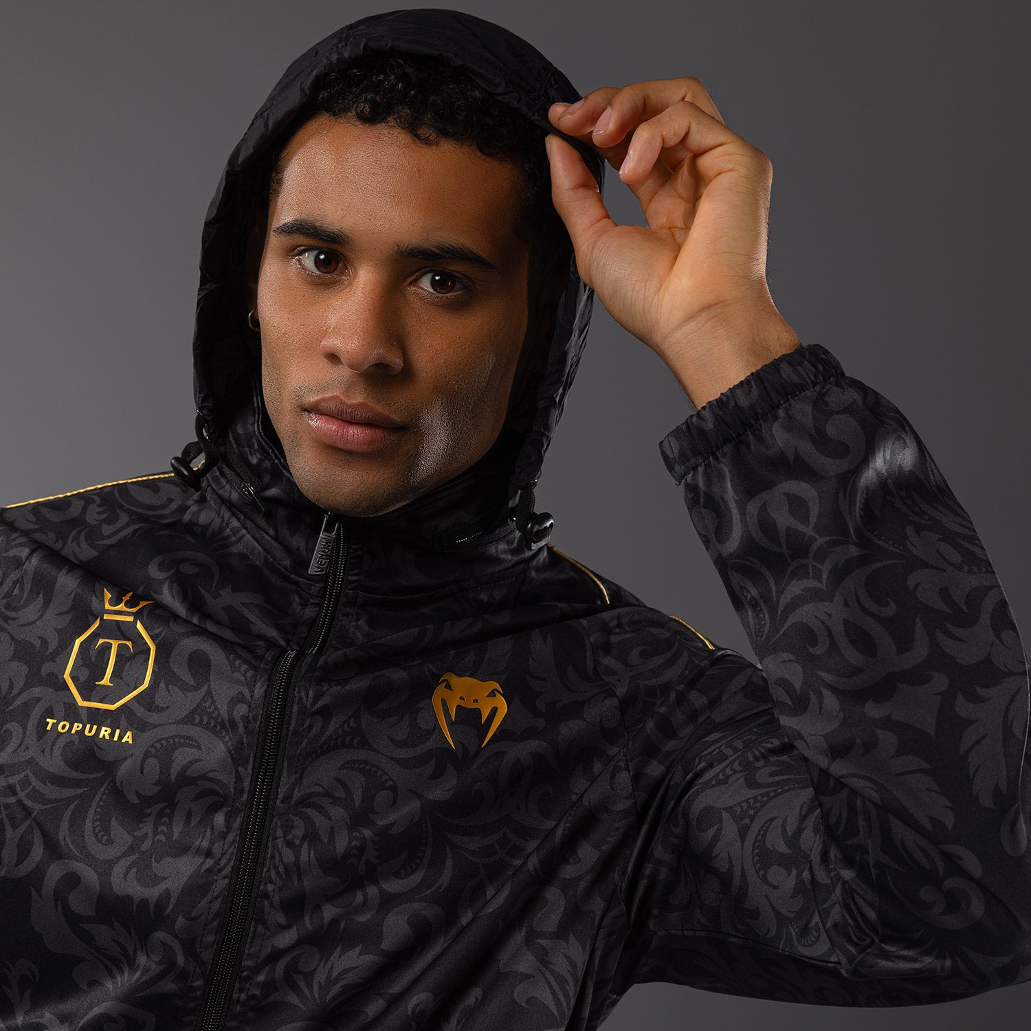 Venum x Topuria Unmatched Edition Track Jacket - Black/Gold