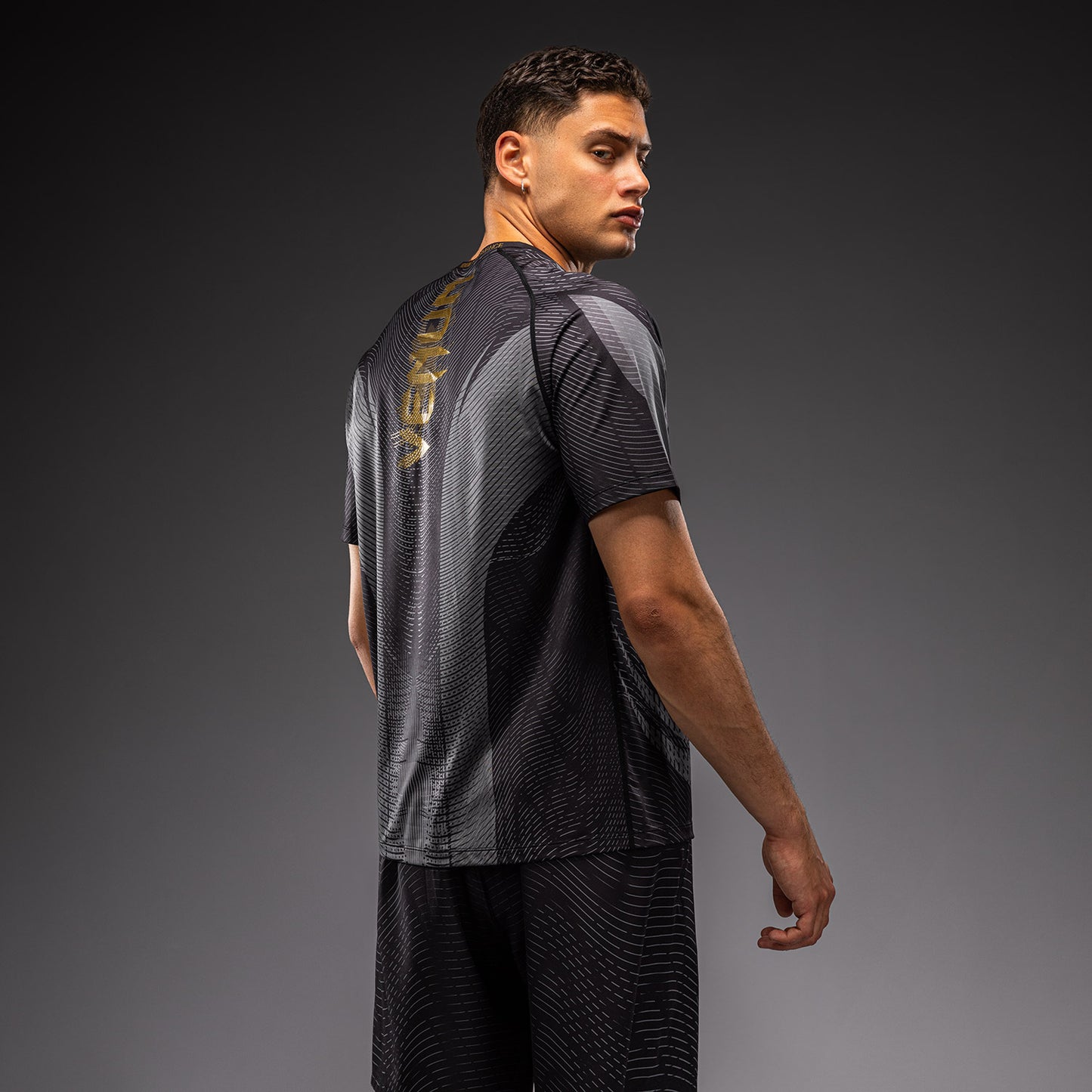 Venum Galactic 3.0 Dry Tech T-Shirt - Black/Gold