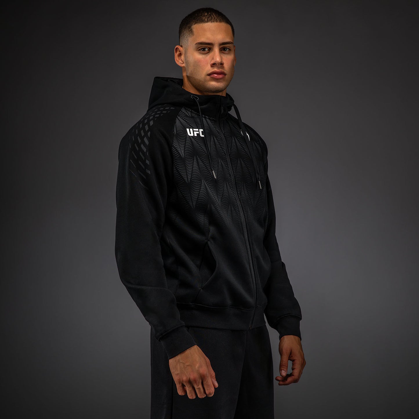 Men’s UFC Zenith by Venum Replica Black Zip Hoodie