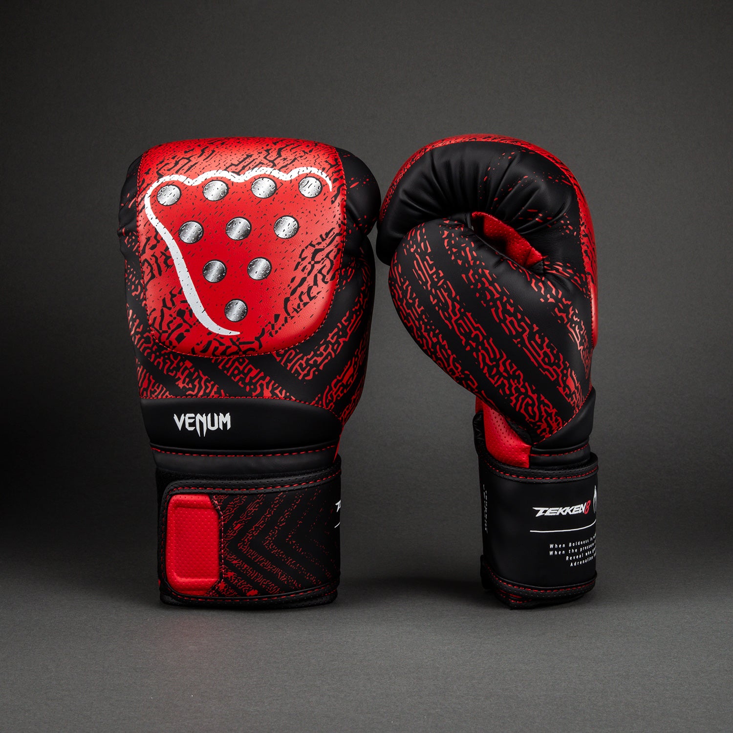 Venum x TEKKEN 8 Boxing Gloves - Kazuya - Red/Black - Venum Asia