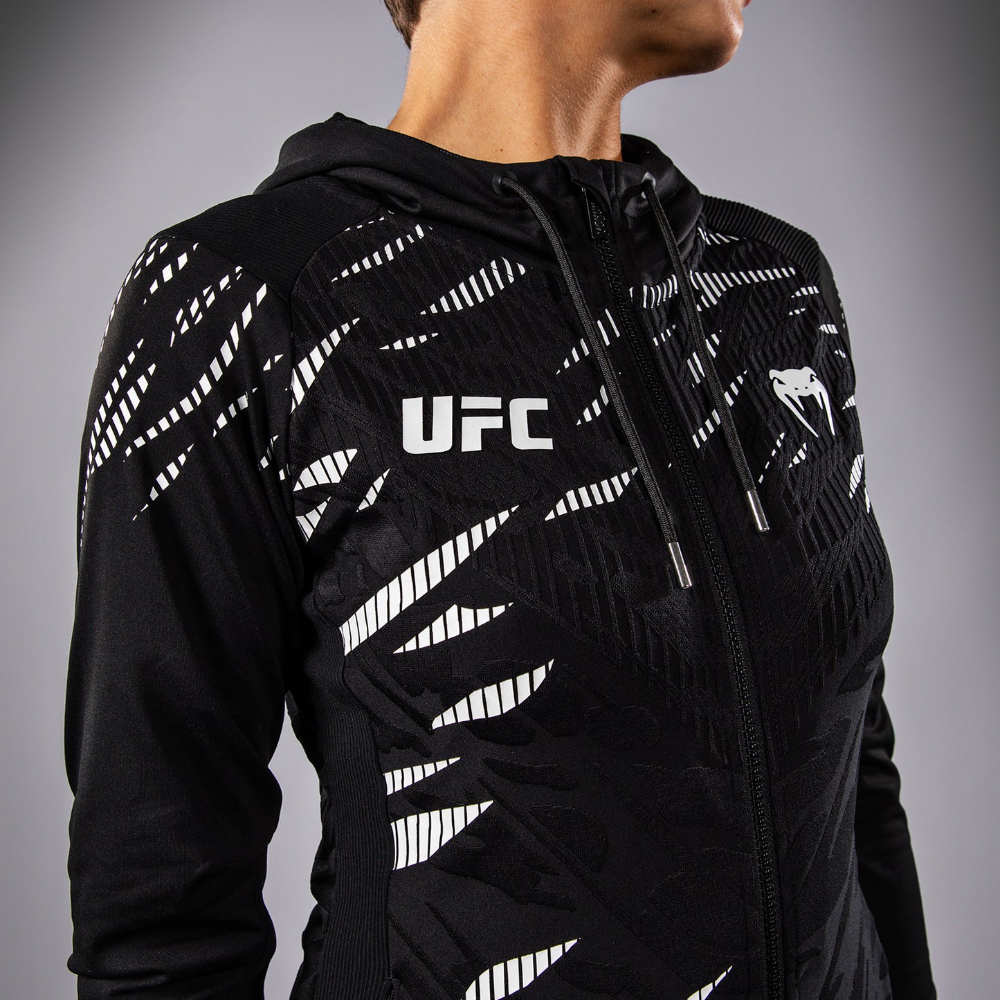 UFC Fusion by Venum Authentic Fight Night Women’s Walkout Hoodie - Black