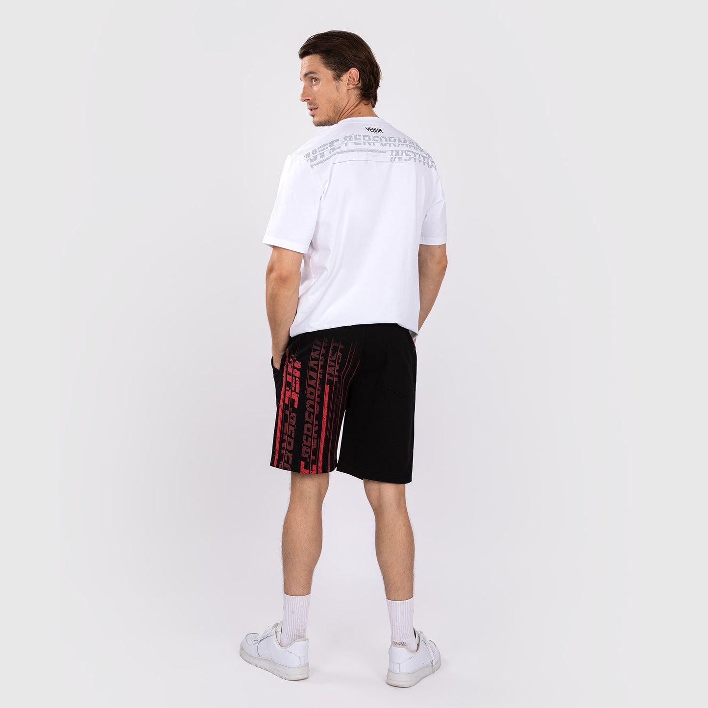 UFC Venum Performance Institute 2.0 Men’s Cotton Short - Black/Red