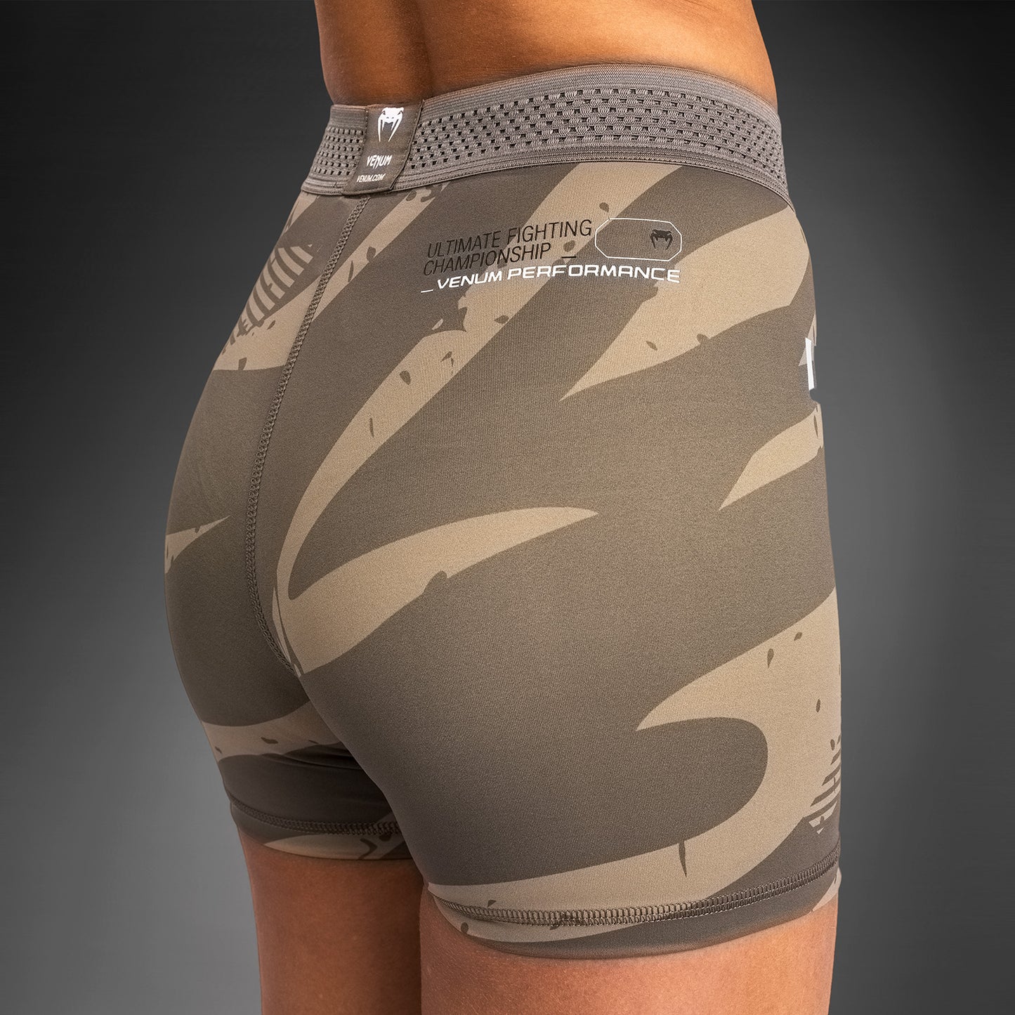 UFC Adrenaline by Venum Fight Week Women’s Vale Tudo Short - Desert Camo