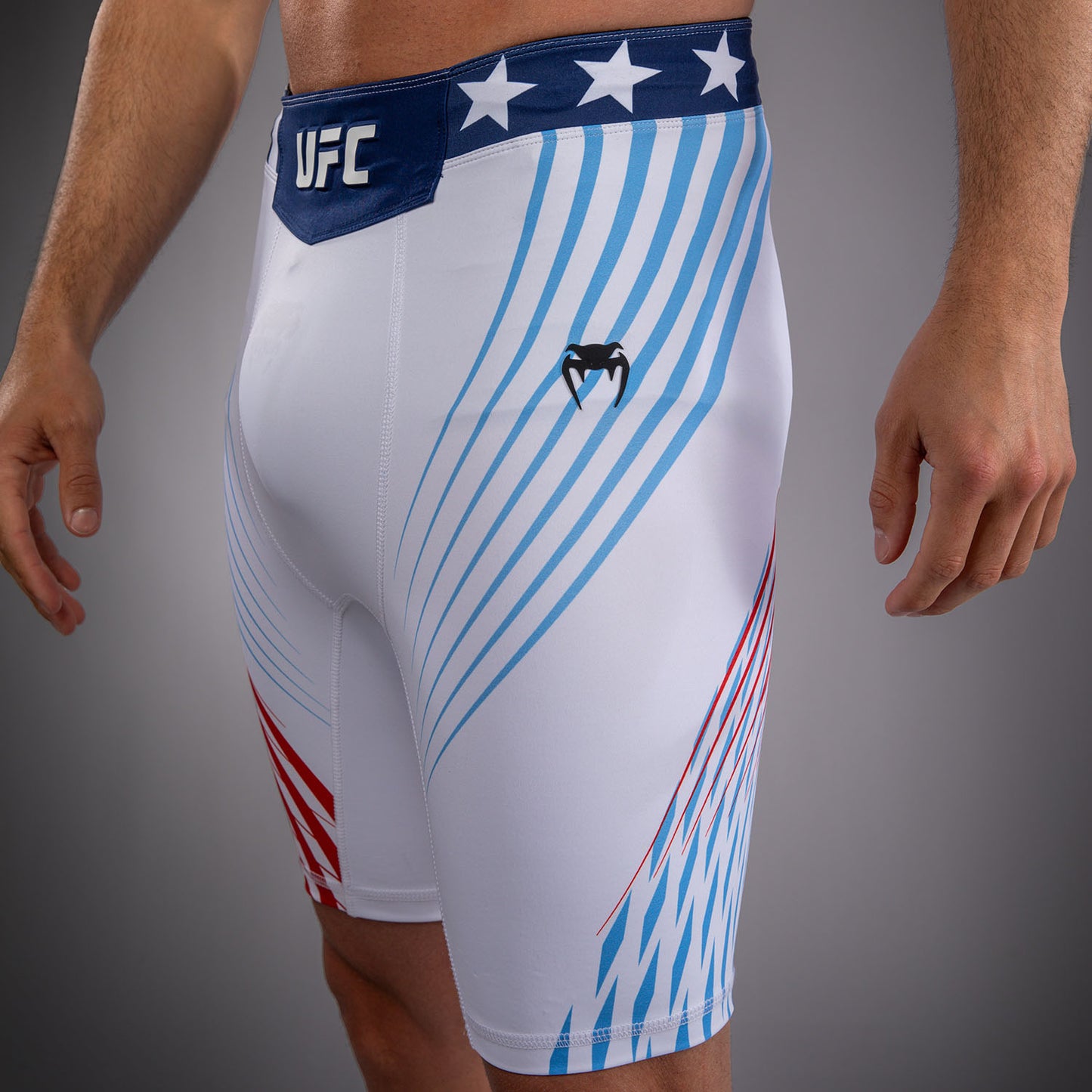 Men's UFC Freedom 250 by Venum White Authentic Fight Night Vale Tudo Short