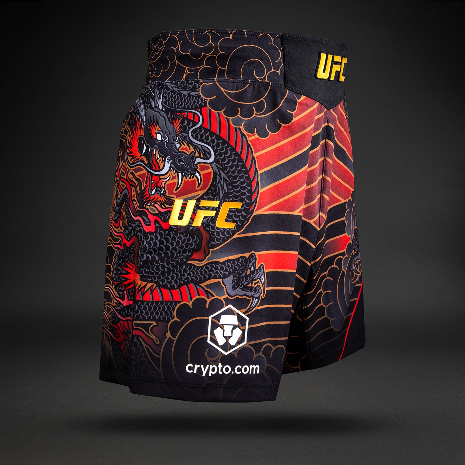 Men's UFC Unrivaled by Venum Red Alexandre Pantoja Short fit Fight