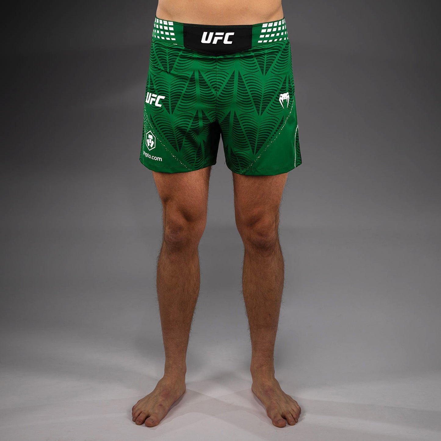 Men's UFC Zenith by Venum Green Authentic Fight Night Short Fit Fight Short