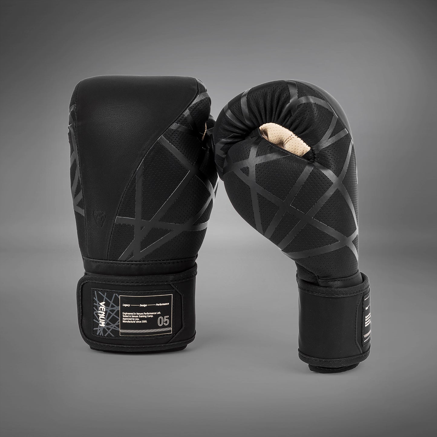 Venum Tecmo 2.0 Boxing Gloves - Black
