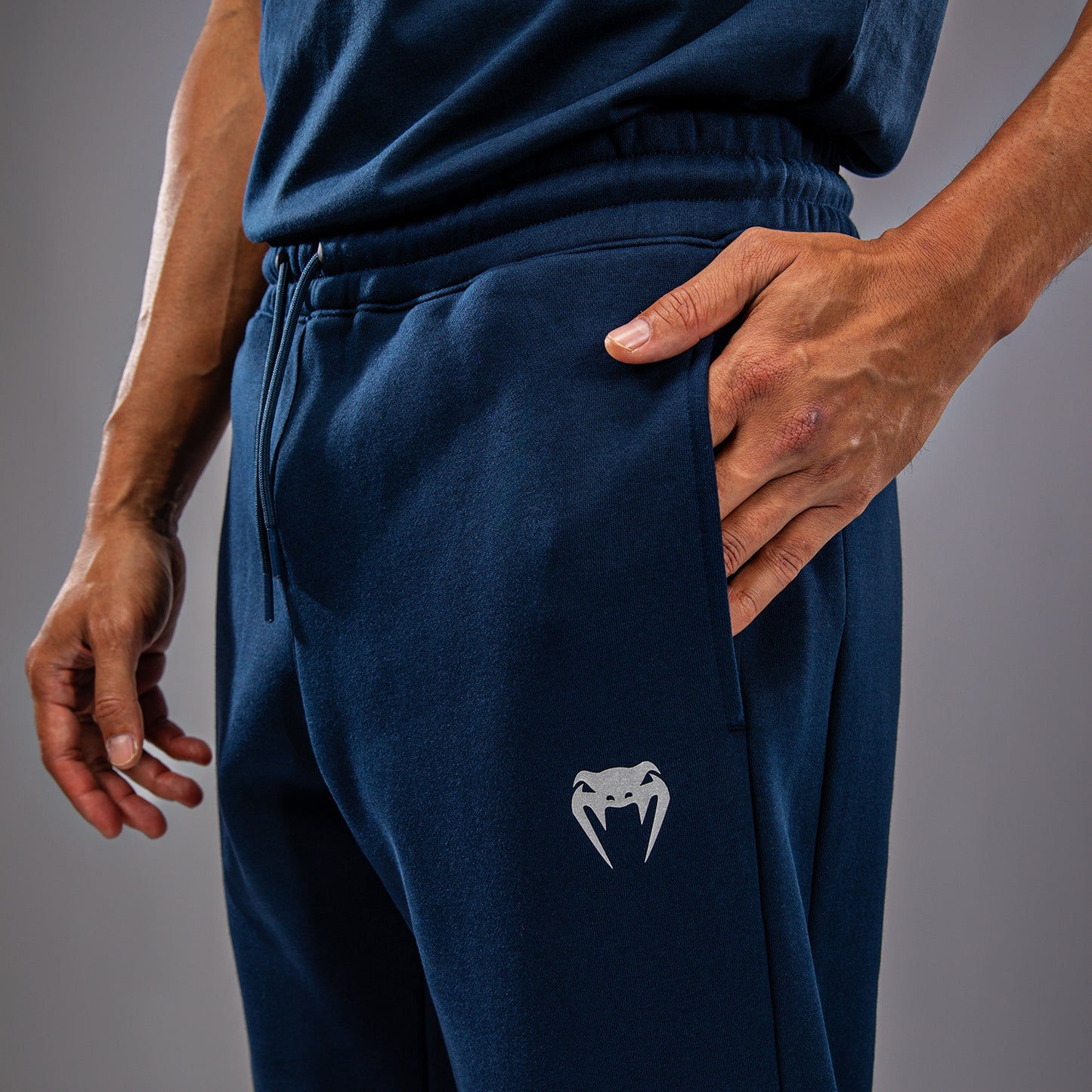 UFC Fusion by Venum Fight Week Men’s Cotton Pant - Solid Oceanic Blue