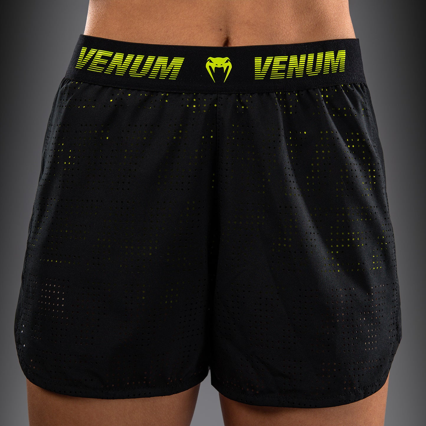 Venum Lazer Women's Training Shorts - Black/Yellow