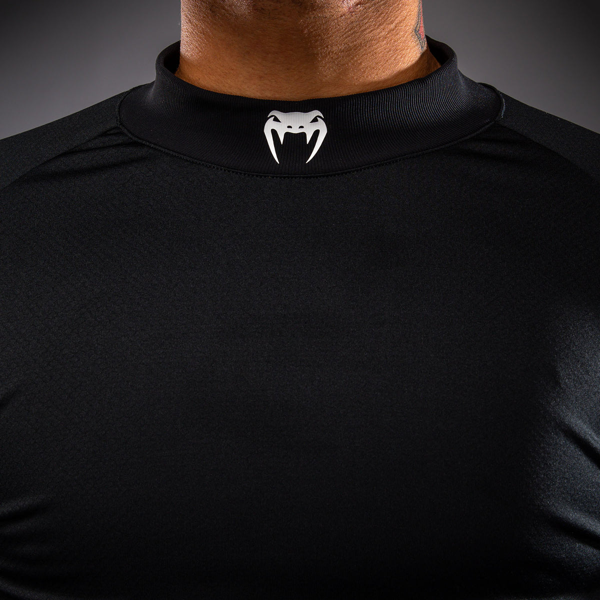 Venum MX Basics Long sleeve T-shirt - Black/White