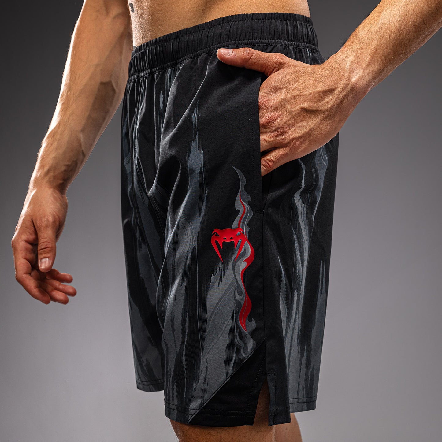 Venum Demon Training Shorts - Black/Grey