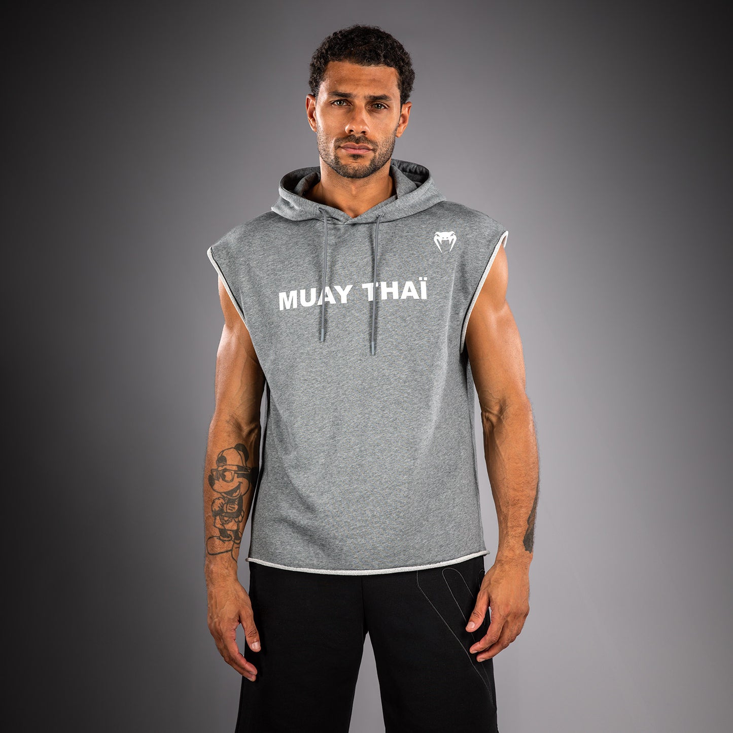 Venum Muay Thai VT Sleeveless Hoodie - Heather Grey