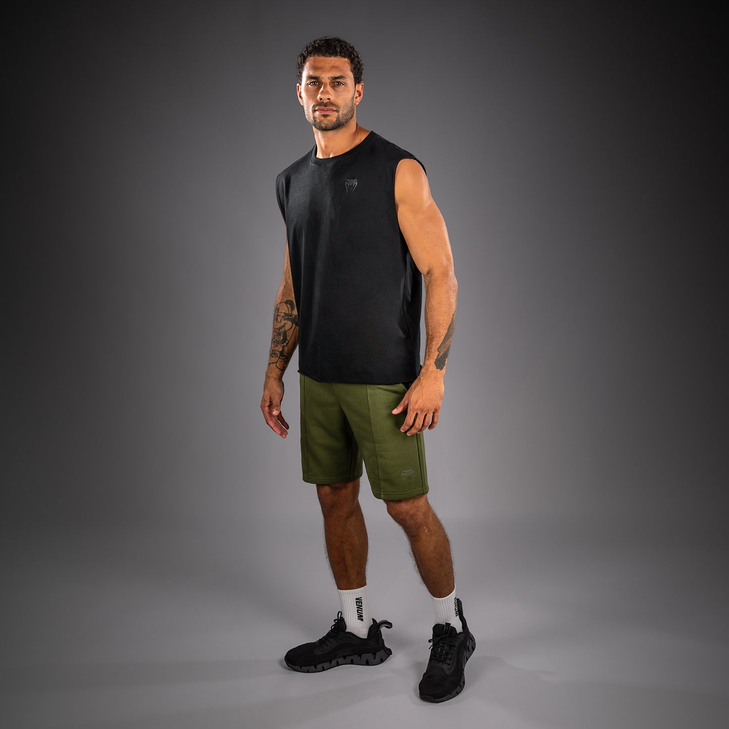 Venum Divide Sleeveless T-Shirt - Black