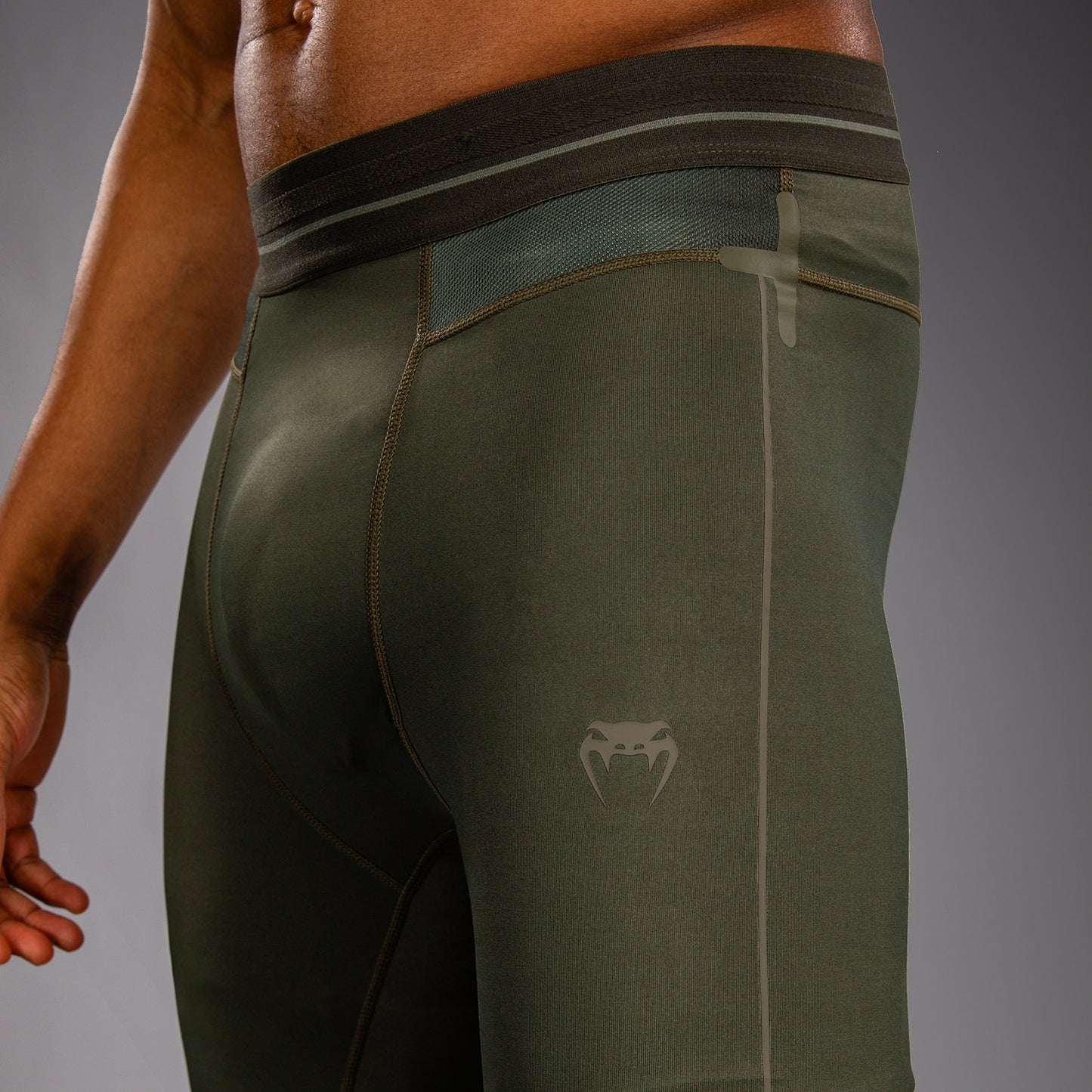 Venum Stealth Spats - Khaki/Dark Green