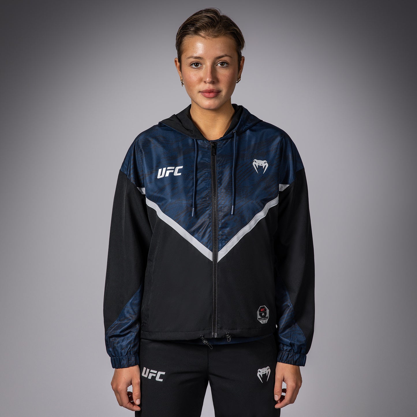 UFC Fusion by Venum Fight Week Women’s Zip Hoodie - Oceanic Blue