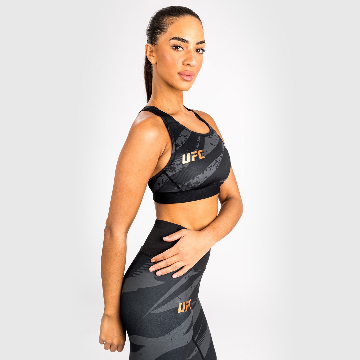 UFC Adrenaline by Venum Fight Week Women’s Sports Bra - Urban Camo