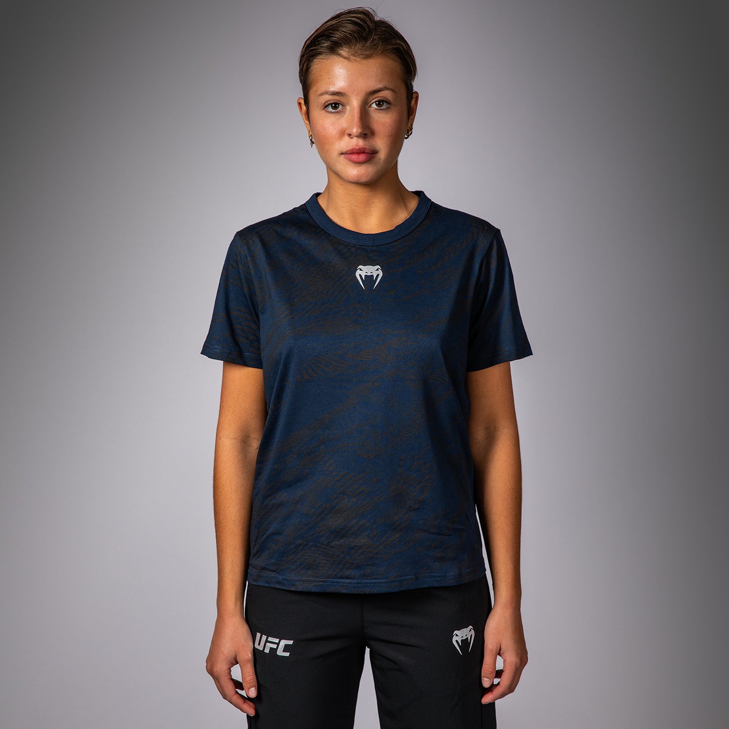 UFC Fusion by Venum Fight Week Women’s Short Sleeve Cotton T-Shirt - Oceanic Blue