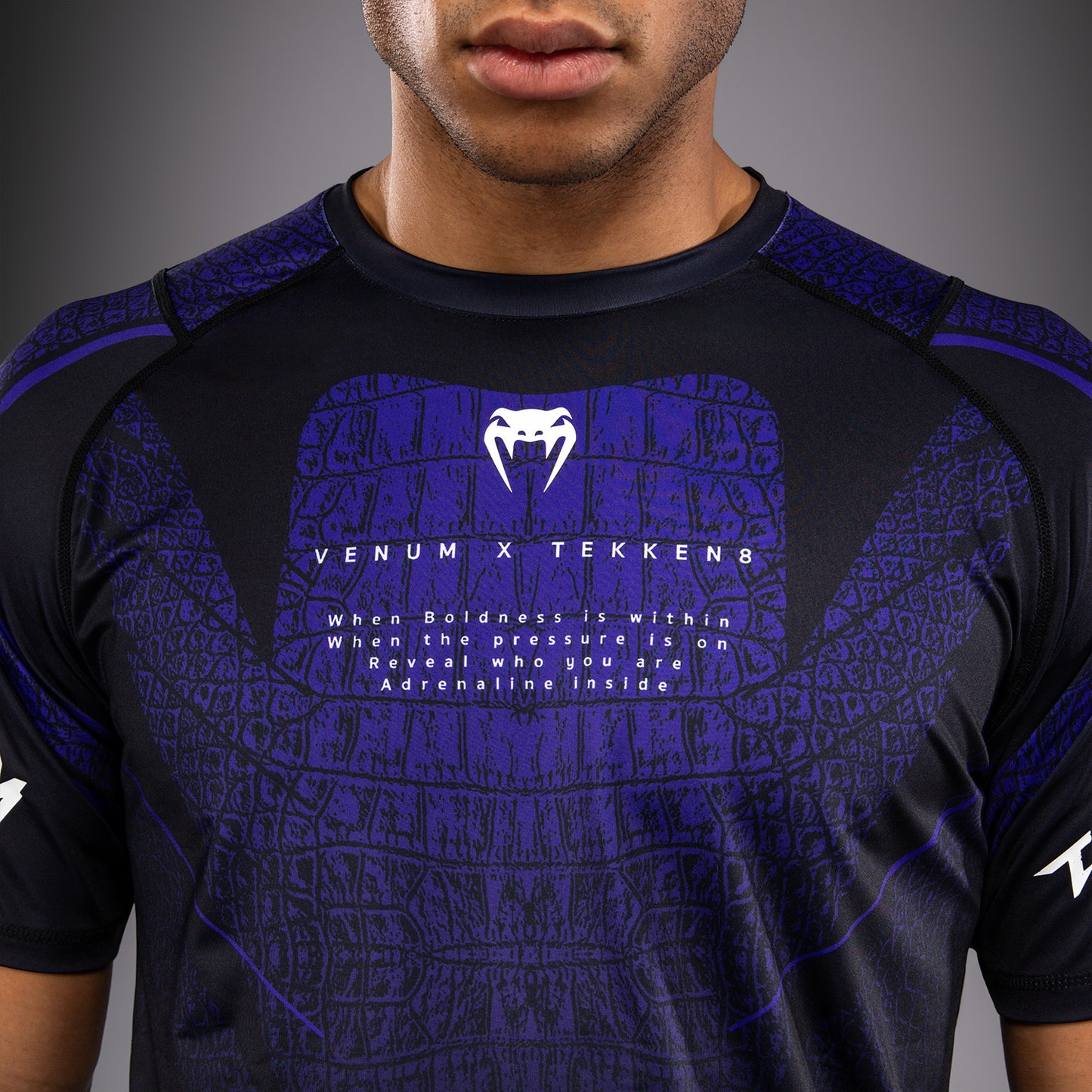 Venum x TEKKEN 8 Dry-Tech T-Shirt - Kazuya - Black/Purple