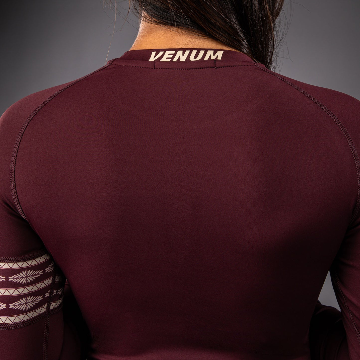 Venum Talisman Long Sleeve Rashguard - Plum