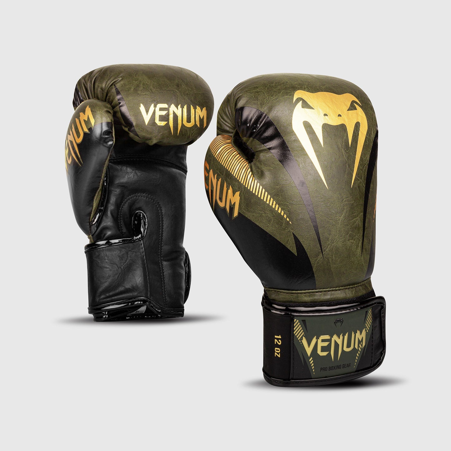 Venum Impact Boxing Gloves - Green/Gold