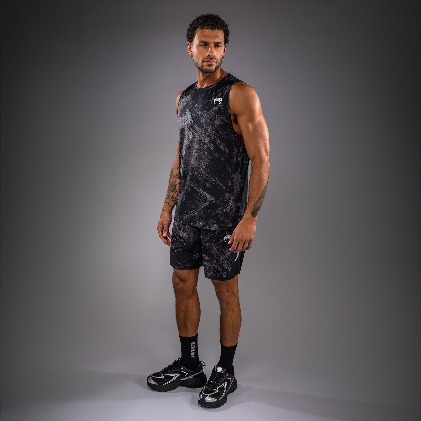 Venum Rage & Workout Dry Tech Tank Top - Black/Grey