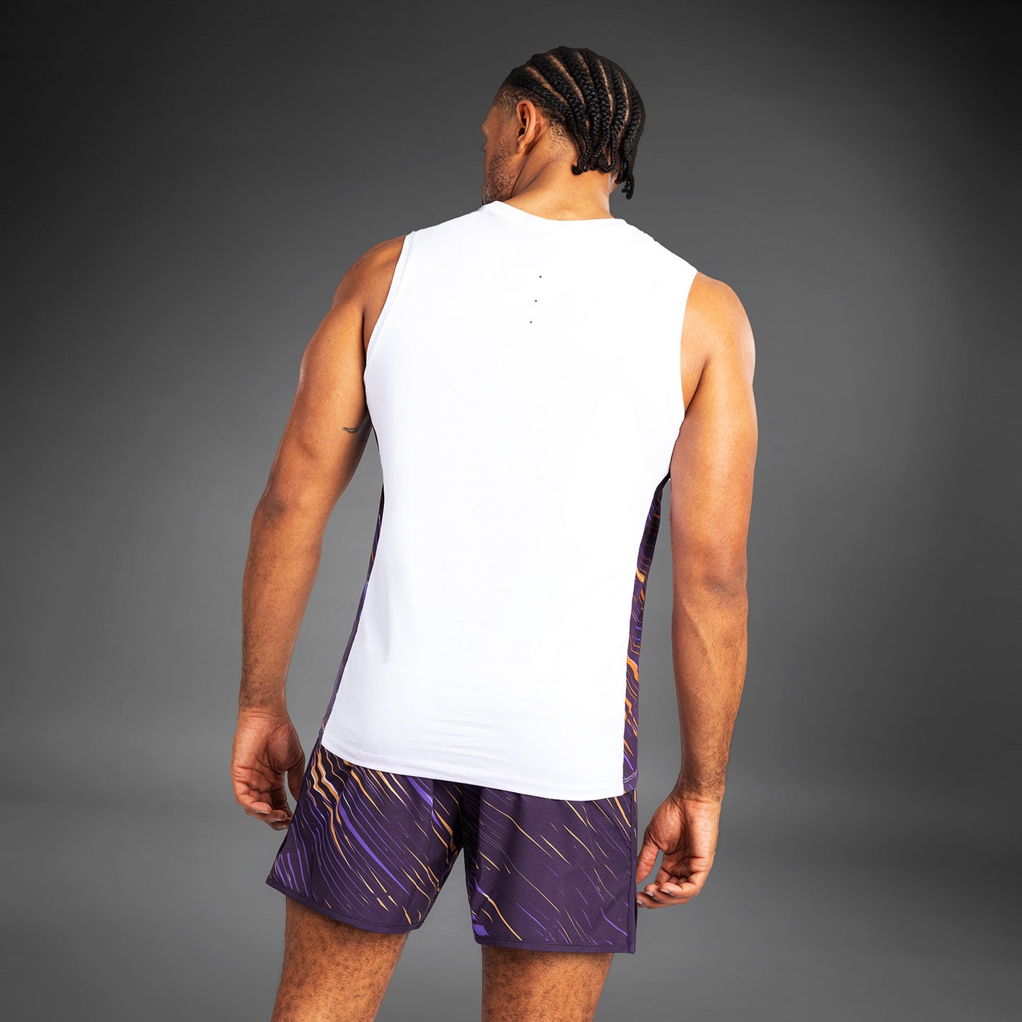 Venum Rapid Men’s Tank Top - White/Deep Purple