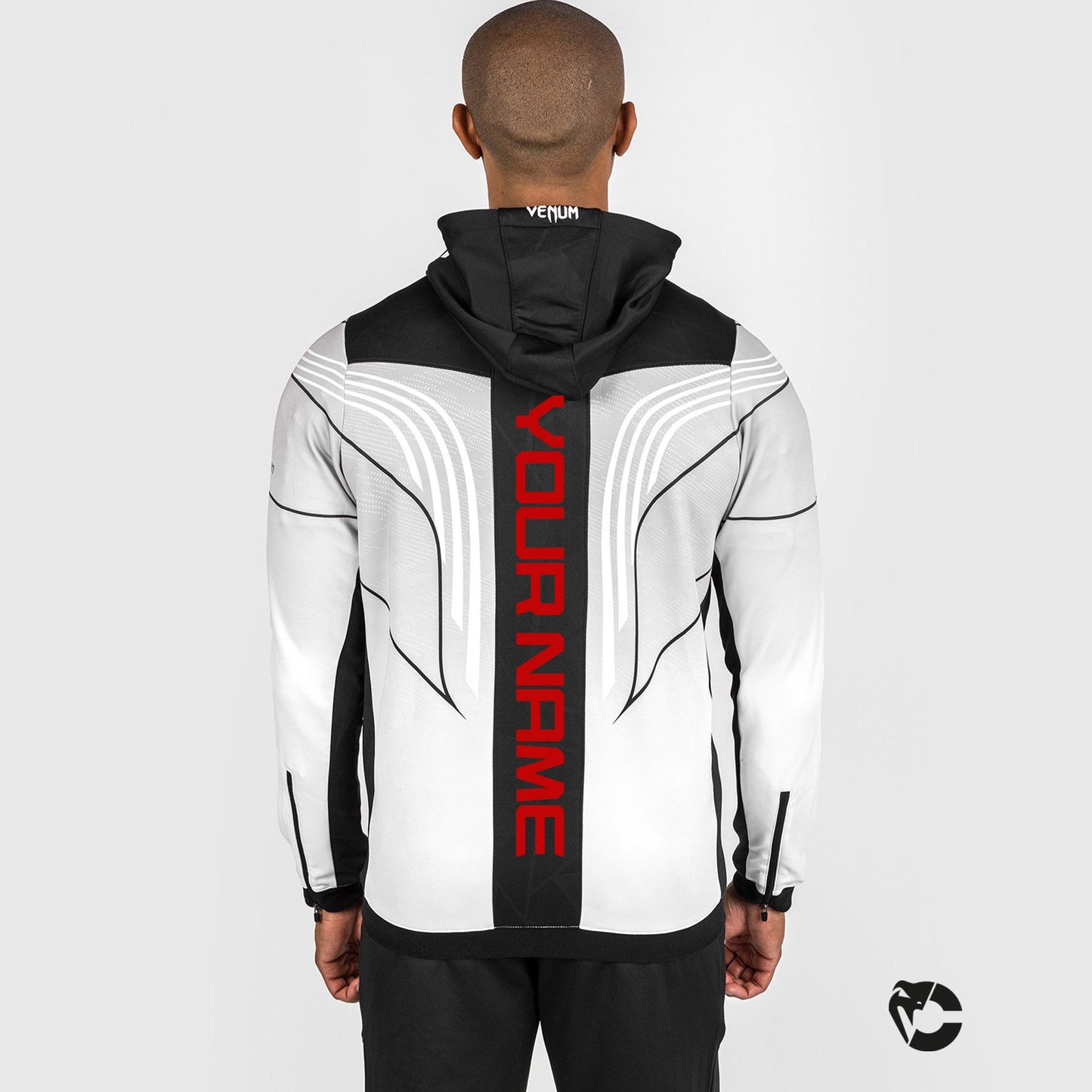 UFC Venum Authentic Fight Night 2.0 Kit by Venum Men's Walkout Hoodie - White