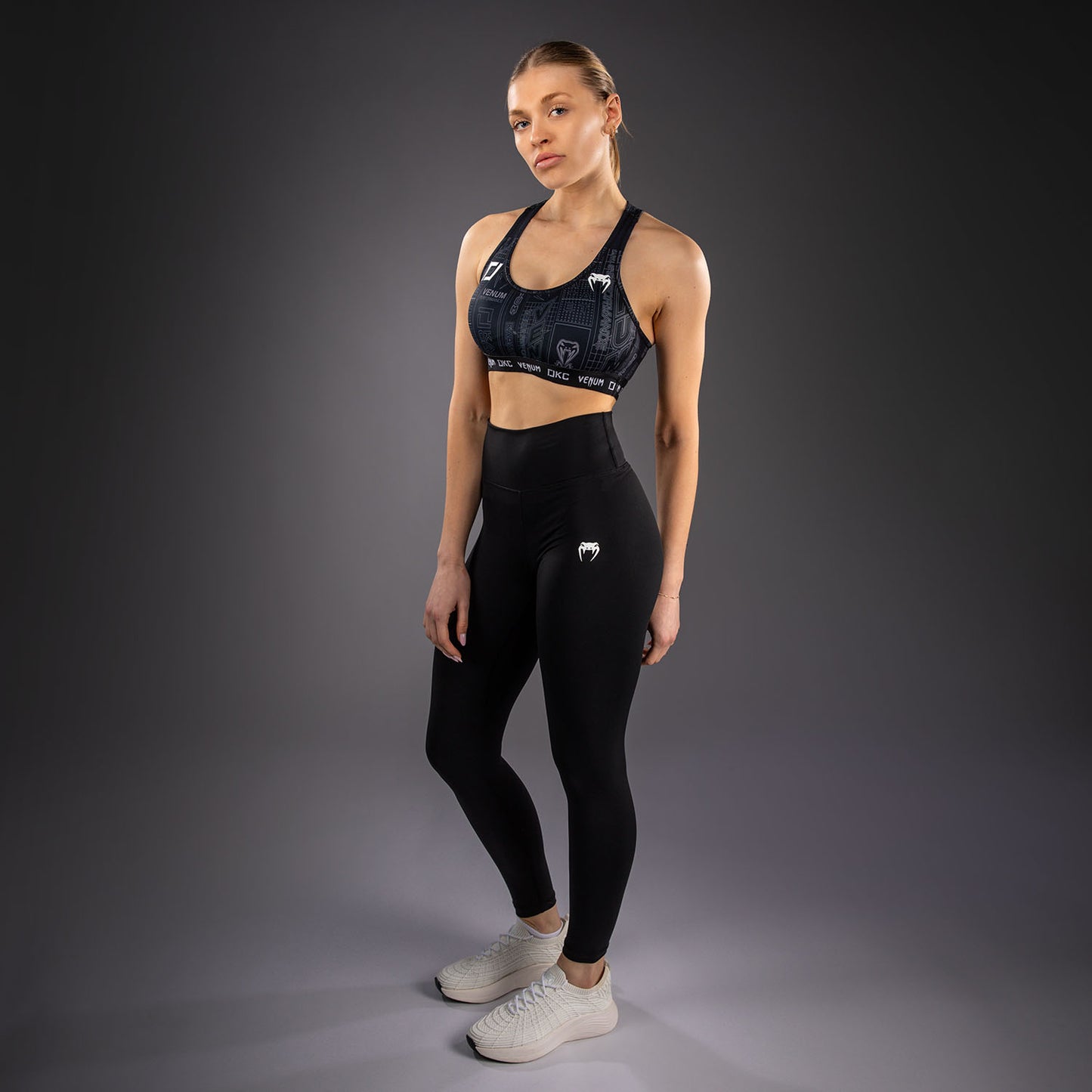 Karate Combat by Venum Sports Bra - Black/Grey