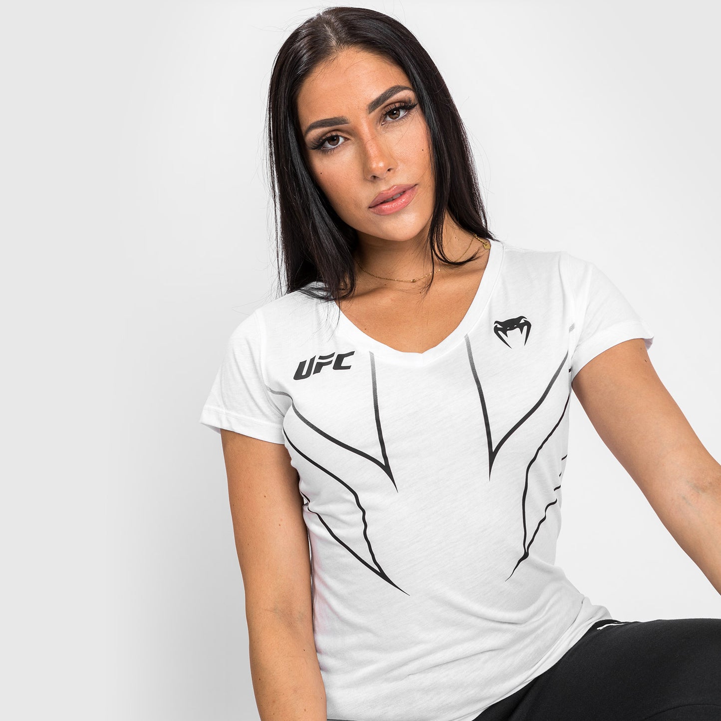UFC Venum Fight Night 2.0 Replica Women's T-shirt - White
