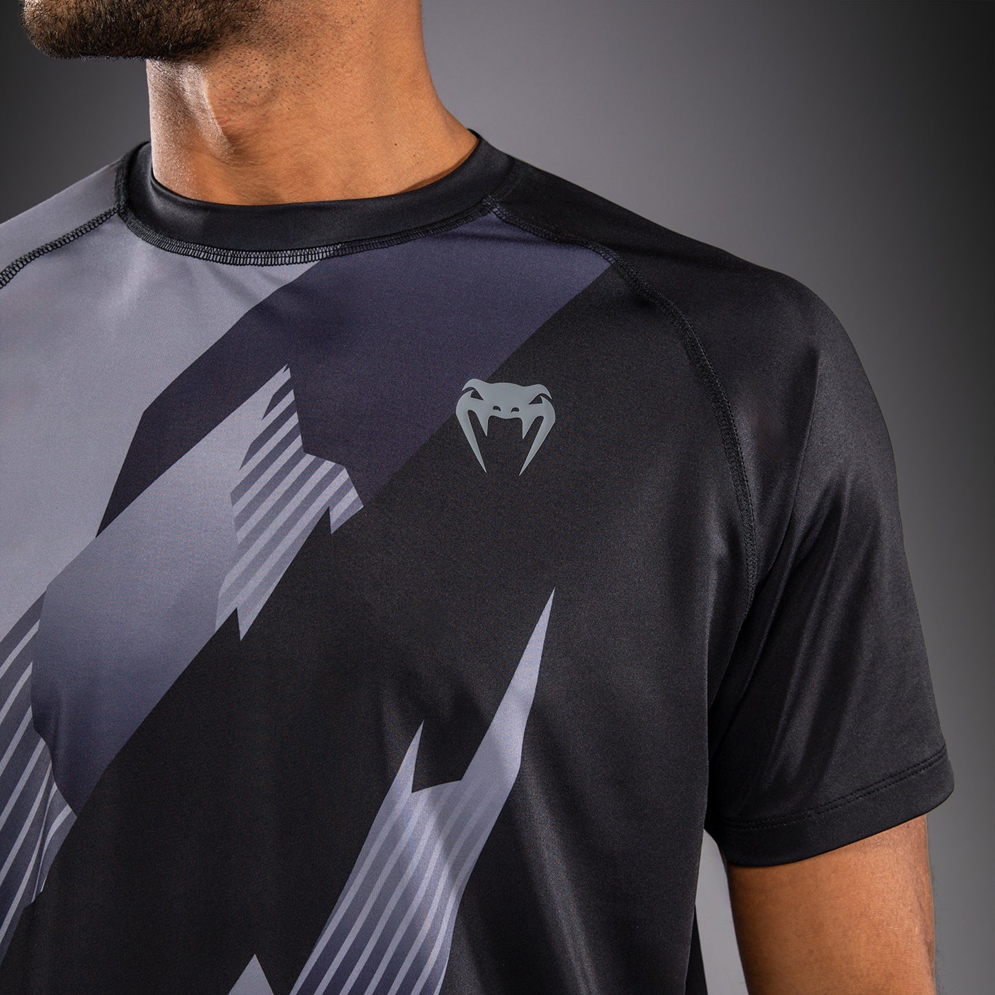 Venum No-Gi 6.0 Dry Tech T-Shirt - Black/Grey