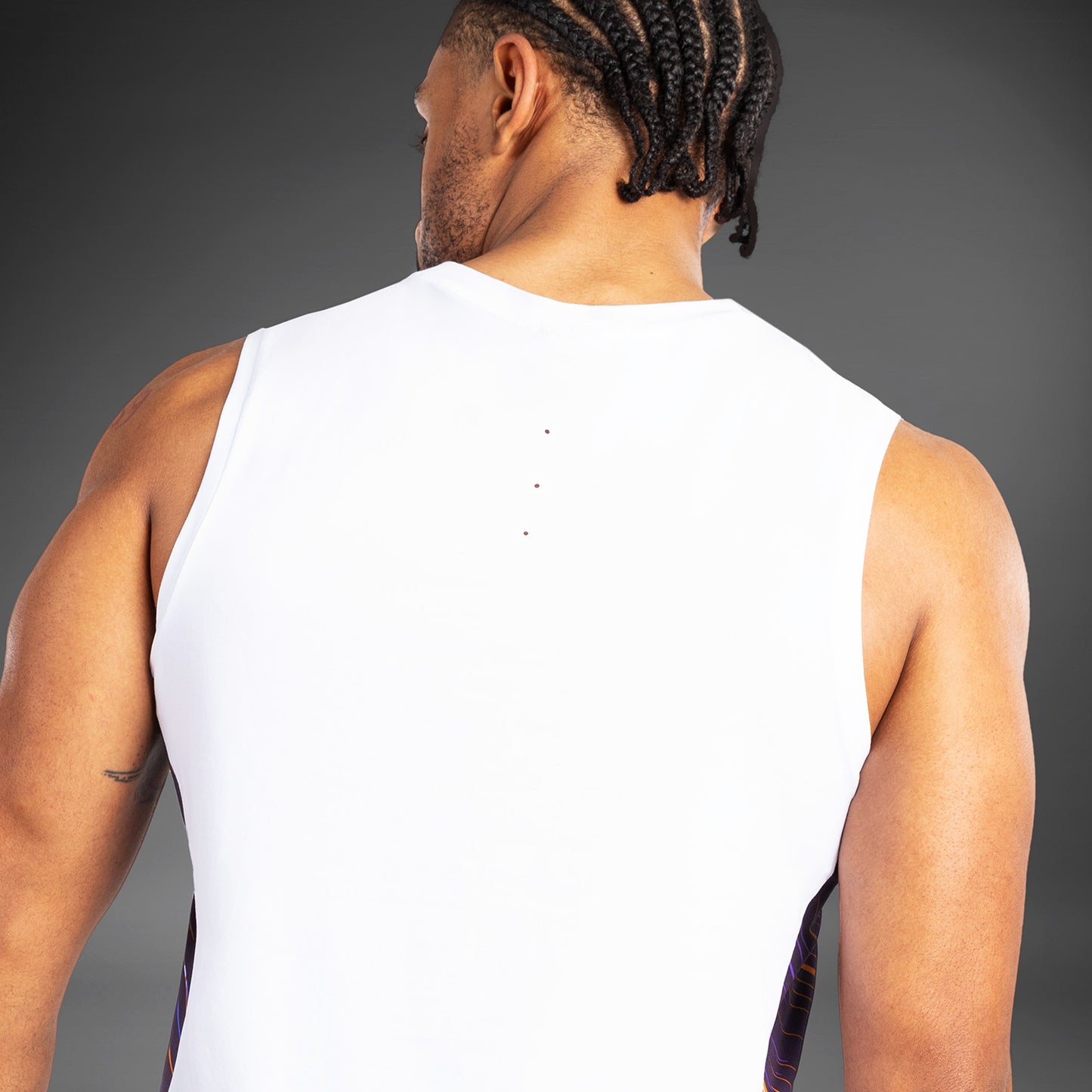 Venum Rapid Men’s Tank Top - White/Deep Purple
