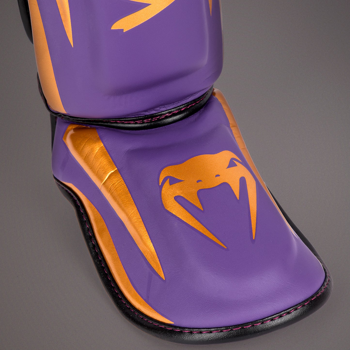 Venum Elite Shin Guards - Dark Purple - Special Edition