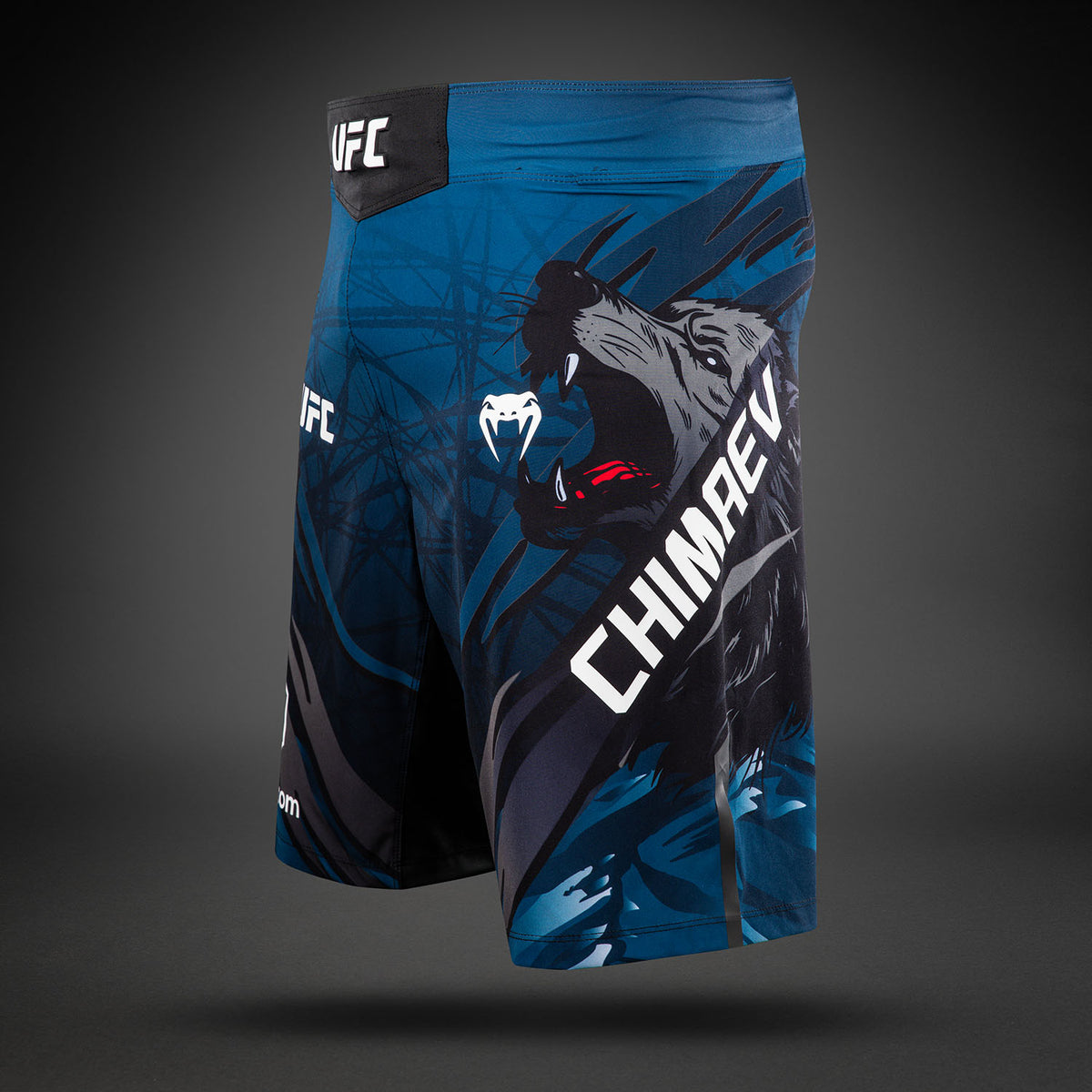 Men’s Unrivaled by Venum Blue Khamzat Chimaev Long Fit Fight Short