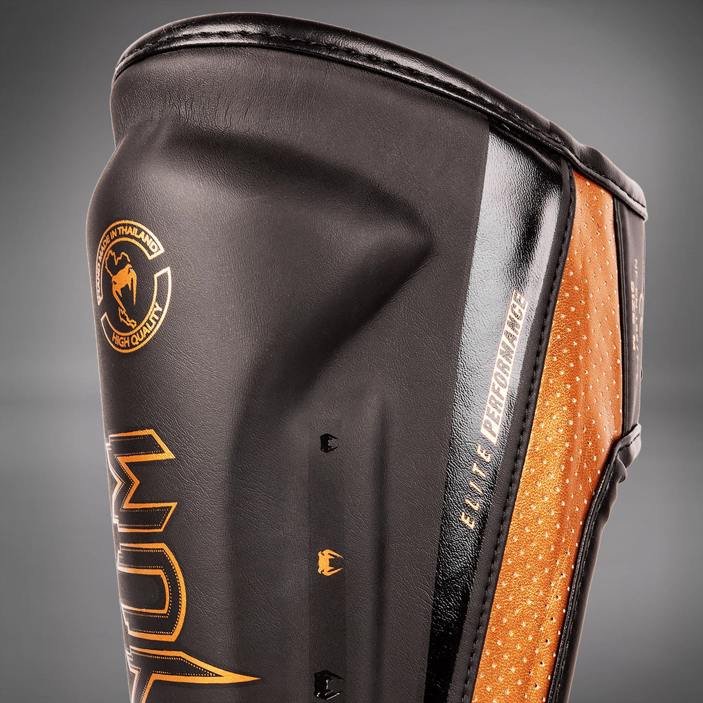 Venum Elite Evo Shinguards - Black/Bronze