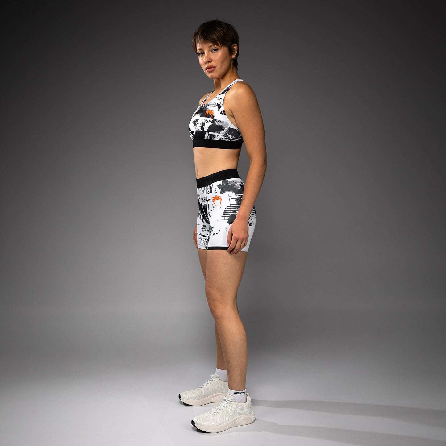 Women’s UFC Zenith by Venum White Authentic Fight Week Performance Vale Tudo Short