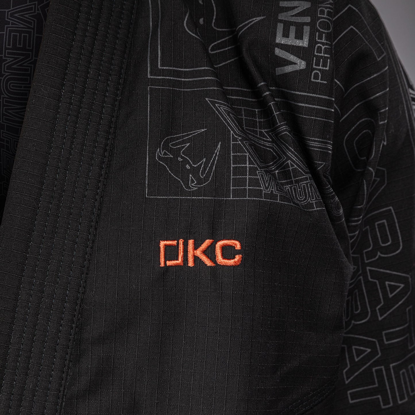 Karate Combat by Venum BJJ Gi - Black/Grey