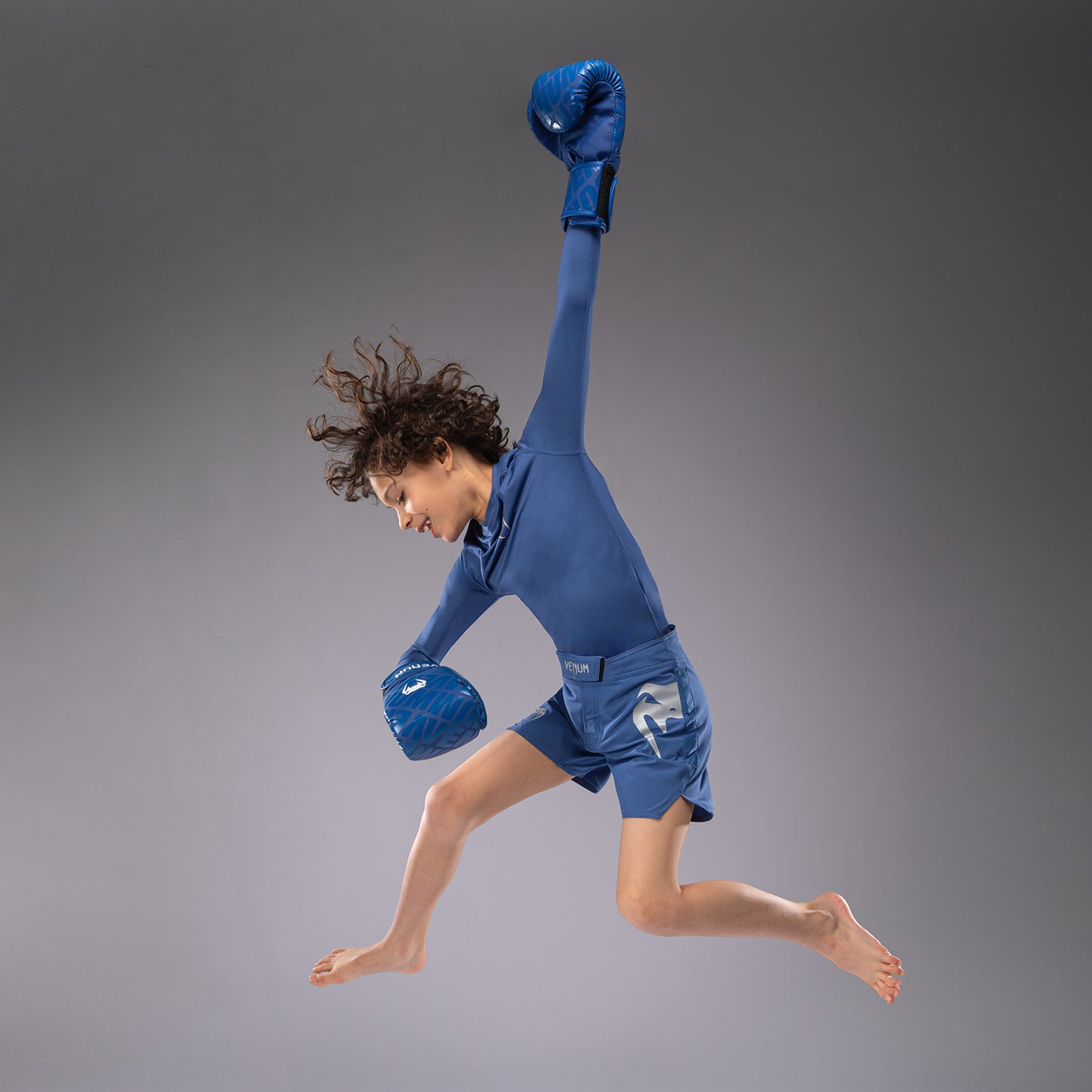 Venum Light Kids Fight Shorts - Royal Blue