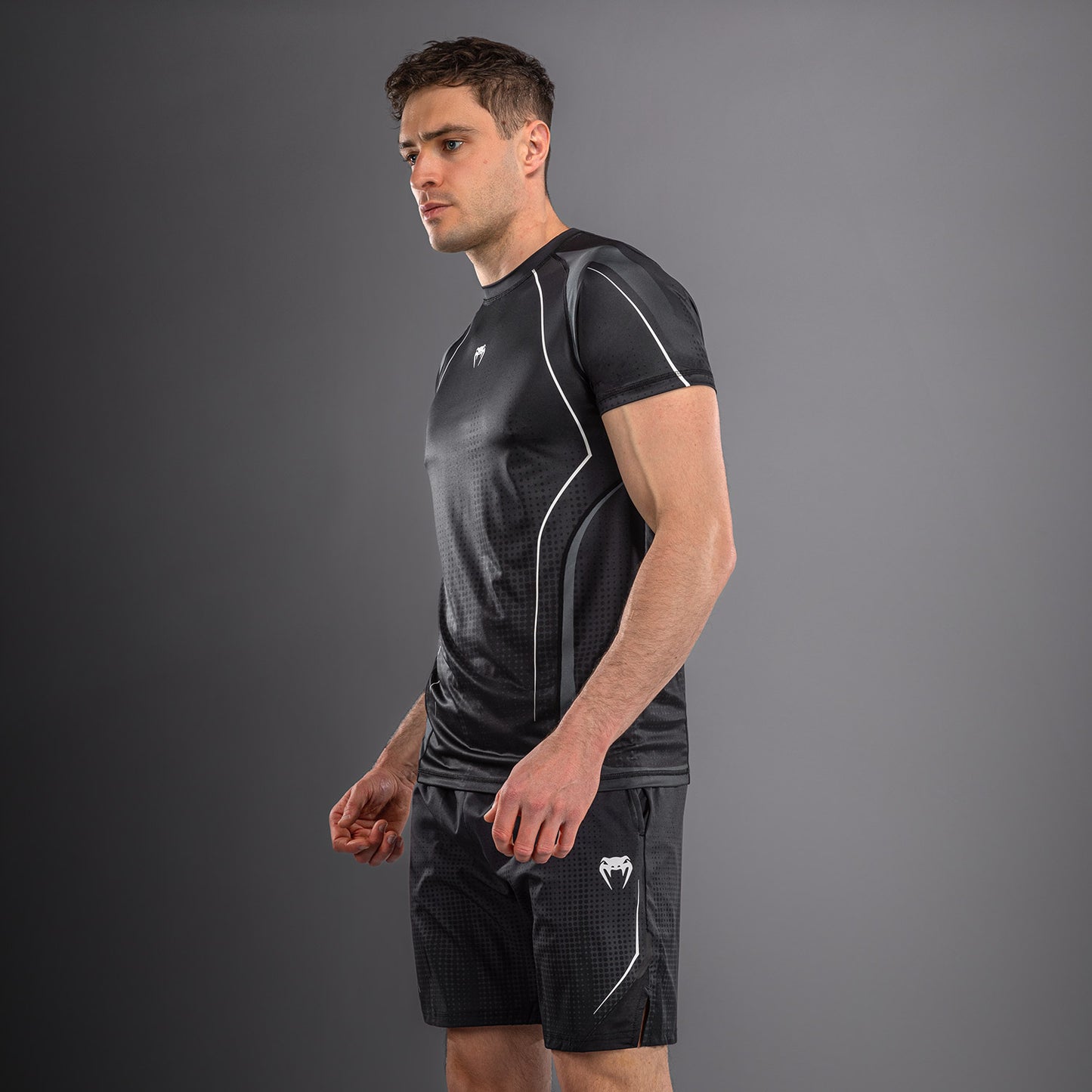 Venum Stealth Dry-Tech T-Shirt - Black/White