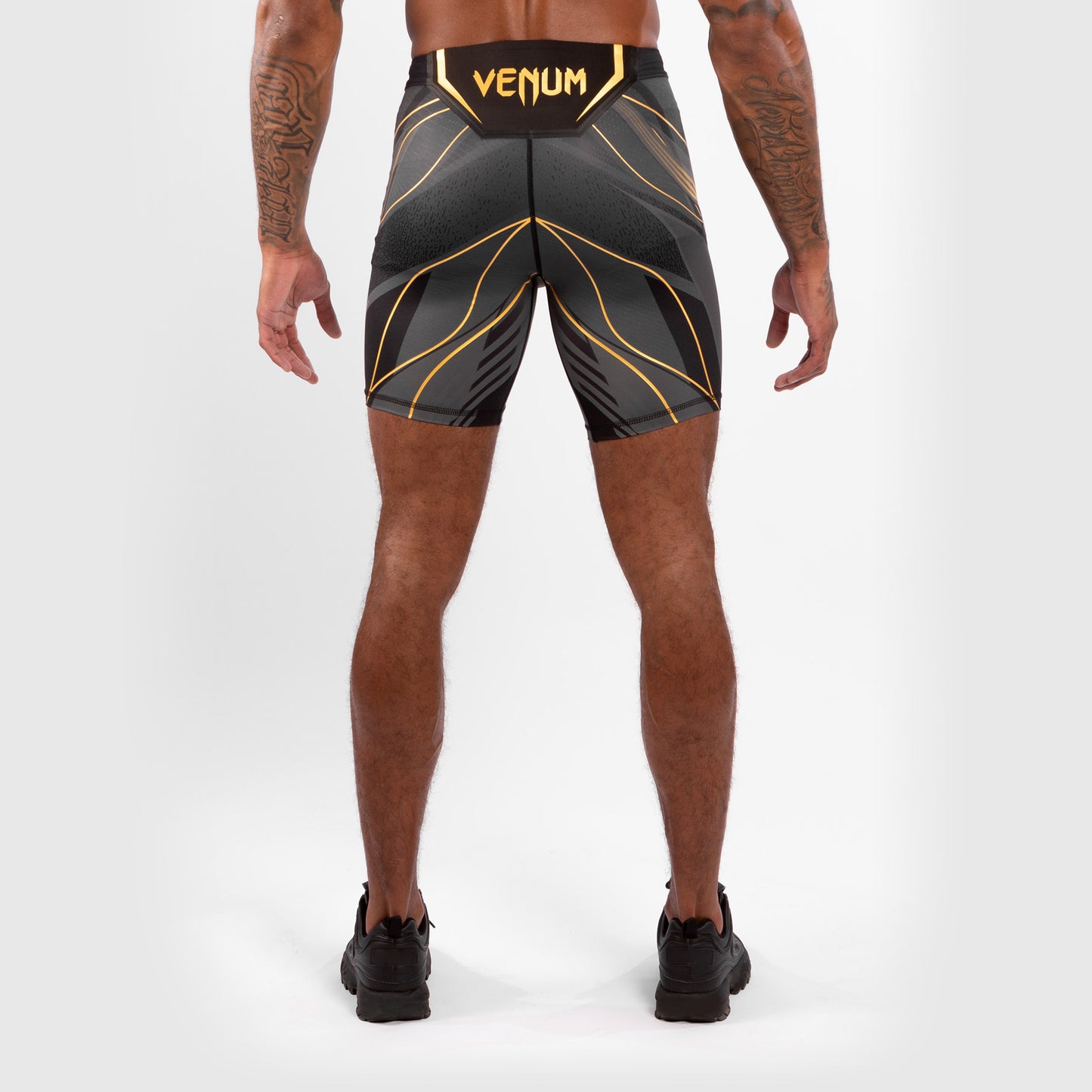 UFC Venum Authentic Fight Night Men's Vale Tudo Shorts - Long Fit - Black