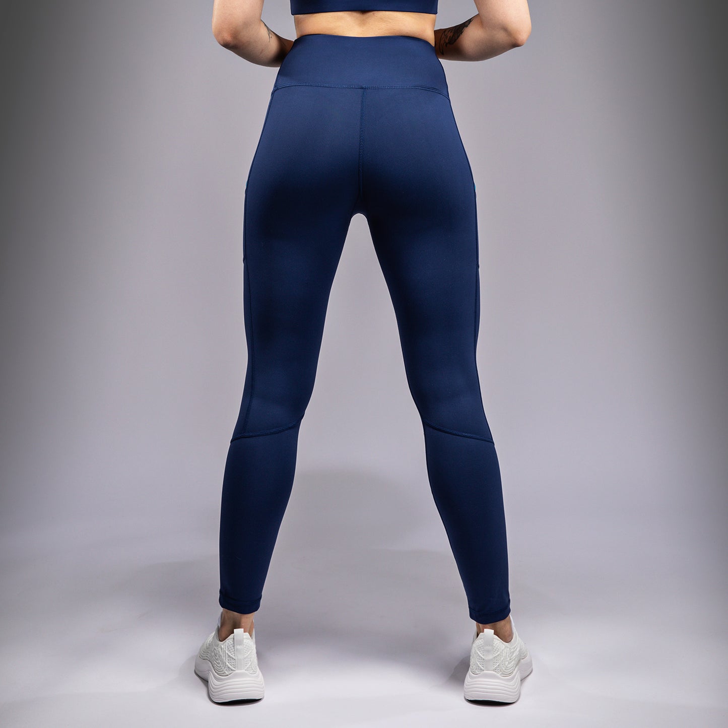 Venum x Top Rank Original Women's 7/8 Leggings - Navy Blue