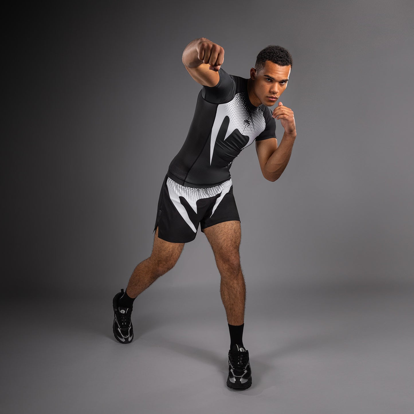 Venum No Gi Rashguards - Black/White