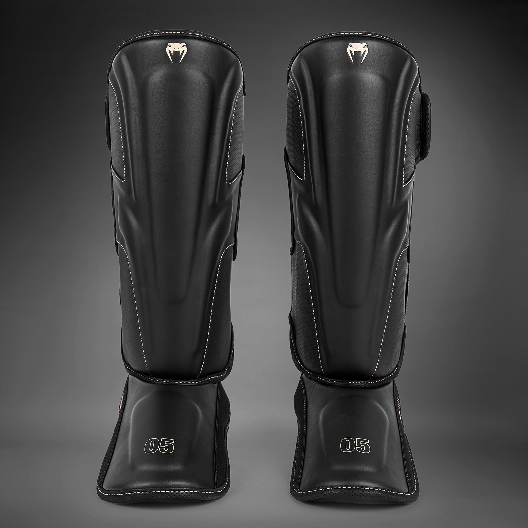 Venum Impact Evo Shinguards - Black - Venum Asia