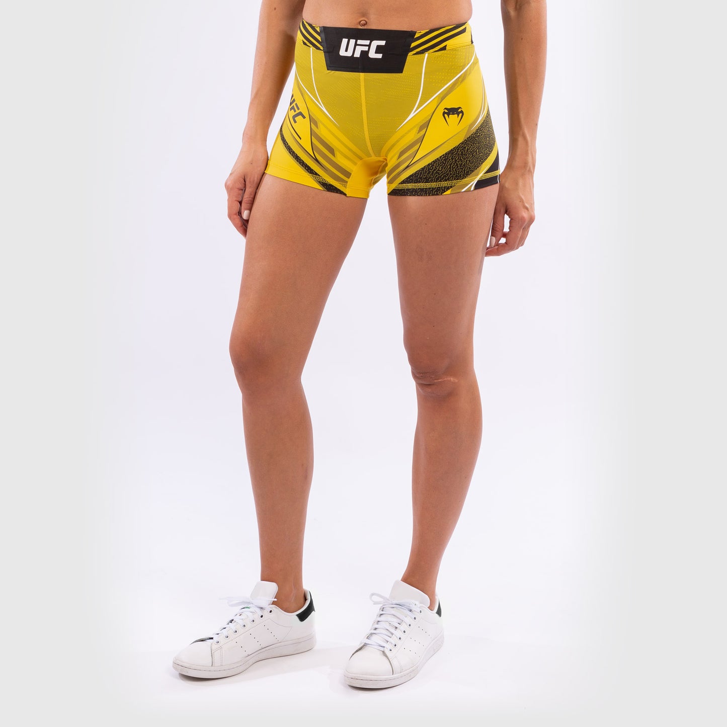 UFC Venum Authentic Fight Night Women's Vale Tudo Shorts - Short Fit - Yellow