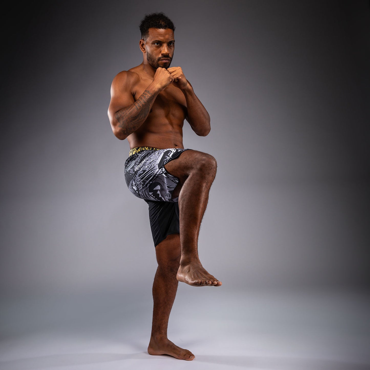 Venum Wolf Atak Fightshorts - Black/Grey