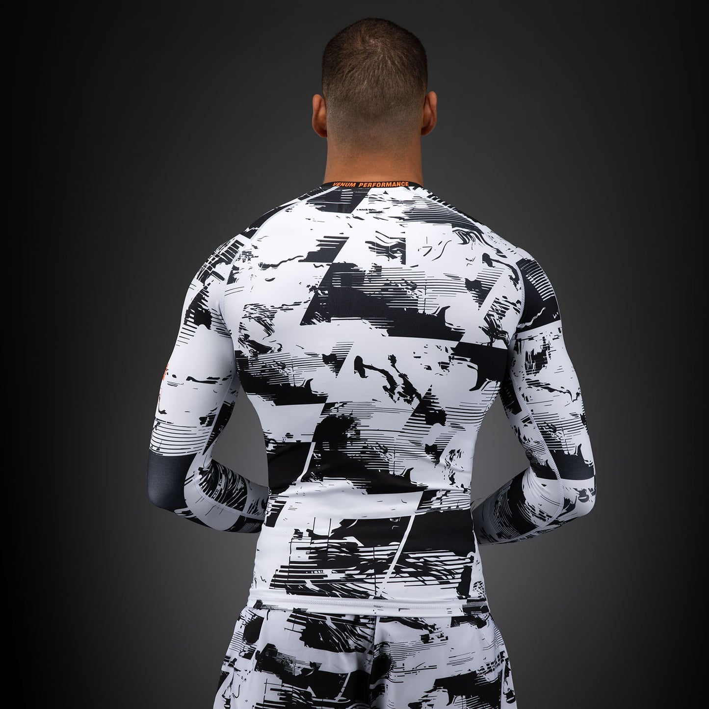 Men's UFC Zenith by Venum White Authentic Fight Week Performance Long Sleeve Rashguard