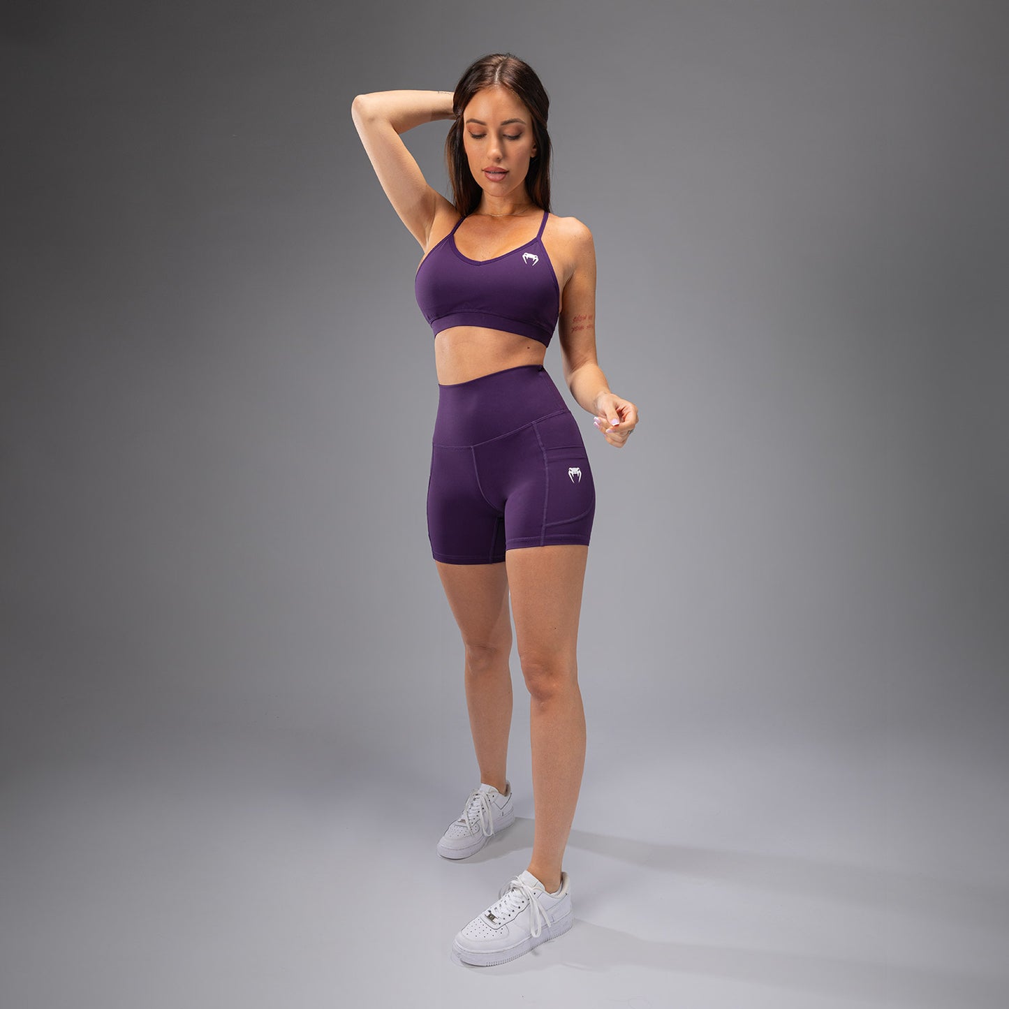 Venum Essential Women's Bike Shorts - Deep Purple